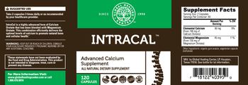 Global Healing Center Intracal - all natural supplement