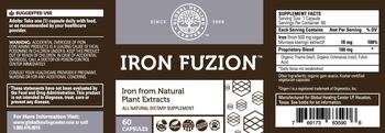 Global Healing Center Iron Fuzion - all natural supplement