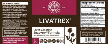 Global Healing Center Livatrex - all natural supplement