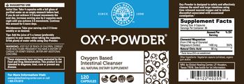 Global Healing Center Oxy-Powder - all natural supplement