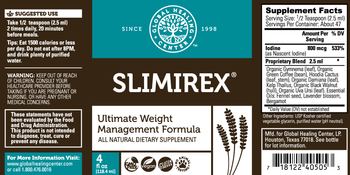 Global Healing Center Slimirex - all natural supplement