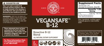 Global Healing Center VeganSafe B-12 - all natural supplement