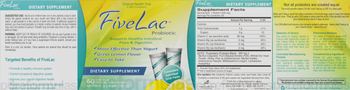 Global Health Trax FiveLac Probiotic - supplement