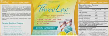 Global Health Trax ThreeLac Probiotic - supplement