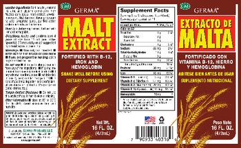 GM Germa Malt Extract - supplement