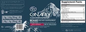 GN Gnarly Gnarly BCAAs Berry Lemonade - supplement