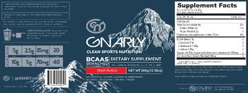 GN Gnarly Gnarly BCAAs Fruit Punch - supplement
