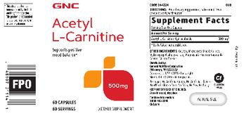 GNC Acetyl L-Carnitine - supplement