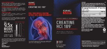 GNC AMP Advanced Muscle Performance Creatine HCl 189 - supplement