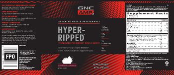 GNC AMP Advanced Muscle Performance Hyper-Ripped Strawberry Lemonade - supplement
