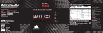 GNC AMP Advanced Muscle Performance Mass XXX Cookies & Cream - supplement