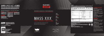 GNC AMP Advanced Muscle Performance Mass XXX Vanilla - supplement