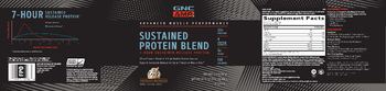 GNC AMP Advanced Muscle Performance Sustained Protein Blend Chocolate Milkshake - supplement