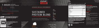 GNC AMP Advanced Muscle Performance Sustained Protein Blend Chocolate Milkshake - supplement