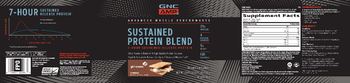 GNC AMP Advanced Muscle Performance Sustained Protein Blend Girl Scouts S'mores - supplement