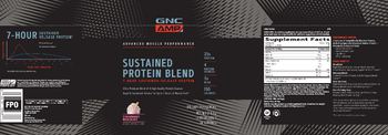 GNC AMP Advanced Muscle Performance Sustained Protein Blend Strawberry Milkshake - supplement