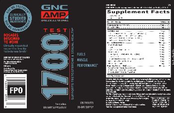 GNC AMP Advanced Muscle Performance Test 1700 - supplement