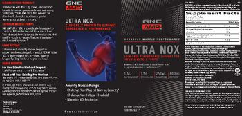 GNC AMP Advanced Muscle Performance Ultra Nox - supplement