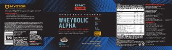 GNC AMP Advanced Muscle Performance Wheybolic Alpha Cookies and Cream - supplement
