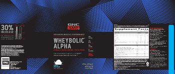 GNC AMP Advanced Muscle Performance Wheybolic Alpha Cookies and Cream - supplement