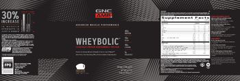 GNC AMP Advanced Muscle Performance Wheybolic Cafe Latte - supplement