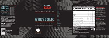 GNC AMP Advanced Muscle Performance Wheybolic Chocolate Fudge - supplement