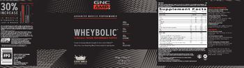 GNC AMP Advanced Muscle Performance Wheybolic Classic Vanilla - supplement