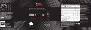 GNC AMP Advanced Muscle Performance Wheybolic Cookies and Cream - supplement