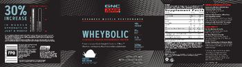 GNC AMP Advanced Muscle Performance Wheybolic Cookies and Cream - supplement