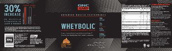 GNC AMP Advanced Muscle Performance Wheybolic Creamy Peanut Butter - supplement