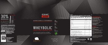 GNC AMP Advanced Muscle Performance Wheybolic Natural Chocolate - supplement