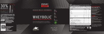 GNC AMP Advanced Muscle Performance Wheybolic Natural Vanilla - supplement