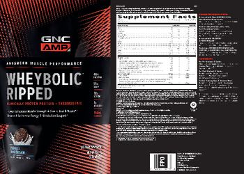 GNC AMP Advanced Muscle Performance Wheybolic Ripped Cookies and Cream - supplement