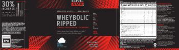 GNC AMP Advanced Muscle Performance Wheybolic Ripped Cookies and Cream - supplement