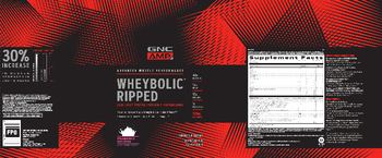 GNC AMP Advanced Muscle Performance Wheybolic Ripped Strawberries and Cream - supplement