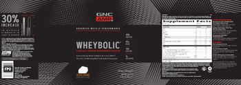 GNC AMP Advanced Muscle Performance Wheybolic Salted Caramel - supplement