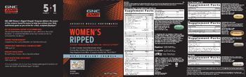 GNC AMP Advanced Muscle Performance Women's Ripped Vitapak Program Non-Stimulant Formula Biotin 5000 - supplement
