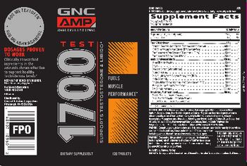 GNC AMP Test 1700 - supplement