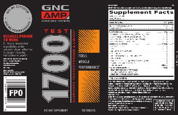 GNC AMP Test 1700 - supplement