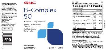 GNC B-Complex 50 - supplement