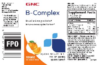 GNC B-Complex Orange - liquid supplement