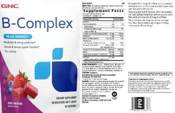 GNC B-Complex Plus Energy Berry Smoothie - supplement