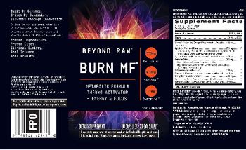 GNC Beyond Raw Burn MF - supplement
