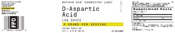 GNC Beyond Raw Chemistry Labs D-Aspartic Acid - supplement