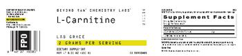 GNC Beyond Raw Chemistry Labs L-Carnitine - supplement