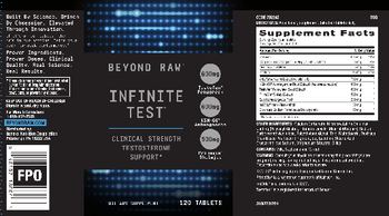 GNC Beyond Raw Infinite Test - supplement