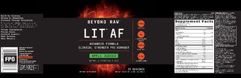 GNC Beyond Raw LIT AF Apple Juice - supplement