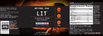 GNC Beyond Raw LIT Cotton Candy - supplement
