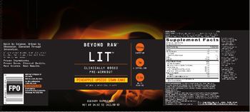 GNC Beyond Raw LIT Pineapple Upside Down Cake - supplement