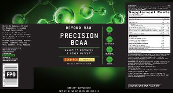 GNC Beyond Raw Precision BCAA Iced Tea Lemonade - supplement